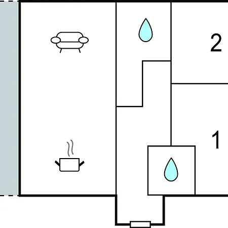 Amazing In With Kitchen Apartment *